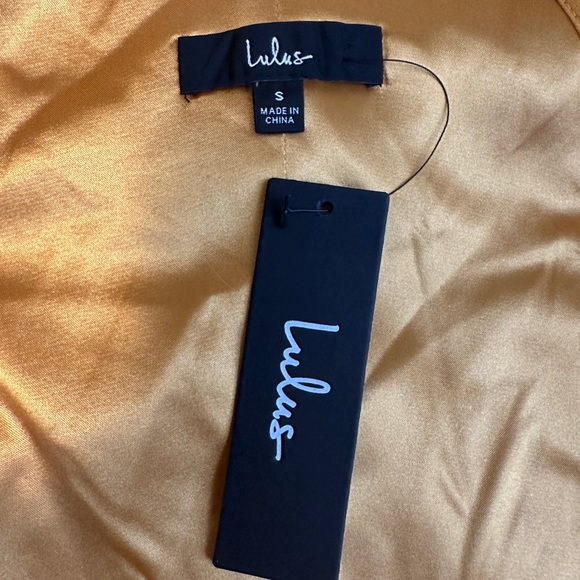 Lupus’s Marigold Yellow Maxi dress - NWT size S - Picture 4 of 4